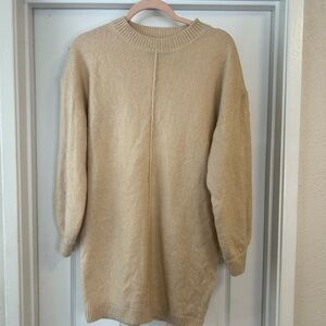 ASOS Sweater Dress - Tan, Size 8, Gently used.